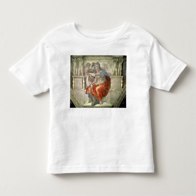Camiseta De Bebé Techo de la capilla de Sistine: Sibila délfica (Anverso)