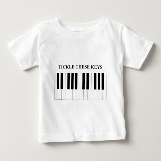 Camiseta De Bebé Teclas para marcar estas teclas (Anverso)