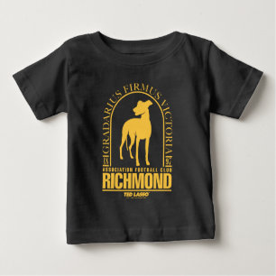 Camiseta De Bebé Ted Lasso   Logotipo con arcos de oro de Richmond 