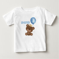 Teddy Bear Cute Baby Boy Cumpleaños