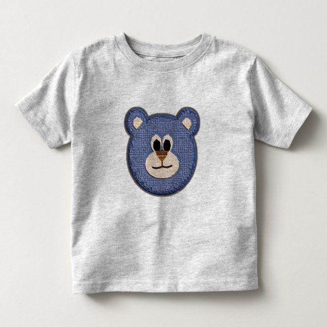 Camiseta De Bebé Teddy Bear Face (niño) (Anverso)