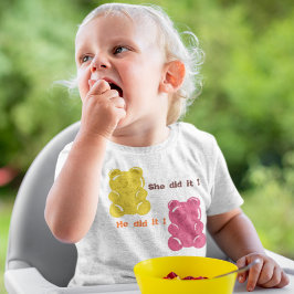 Camiseta De Bebé Teddy Bear Personalizado