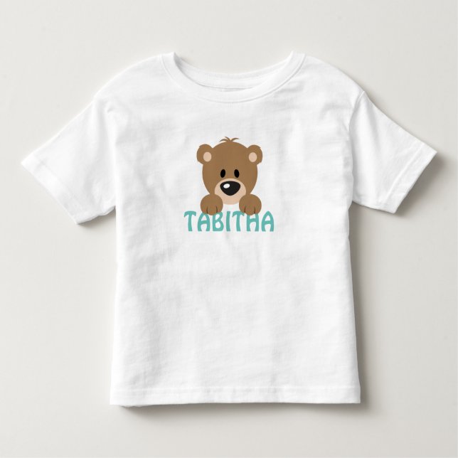 Camiseta De Bebé Teddy Bear Toddler Tee (Anverso)