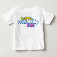 Tee bebé con el logo del "Día de la Amistad Feliz"
