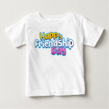 Tee bebé con el logo del "Día de la Amistad Feliz"