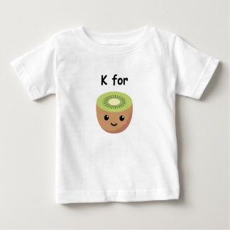 Camiseta De Bebé Tee bebé con huella en Kiwi