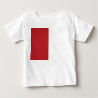 Tee de bebé de bloques verticales rojos de tomate 