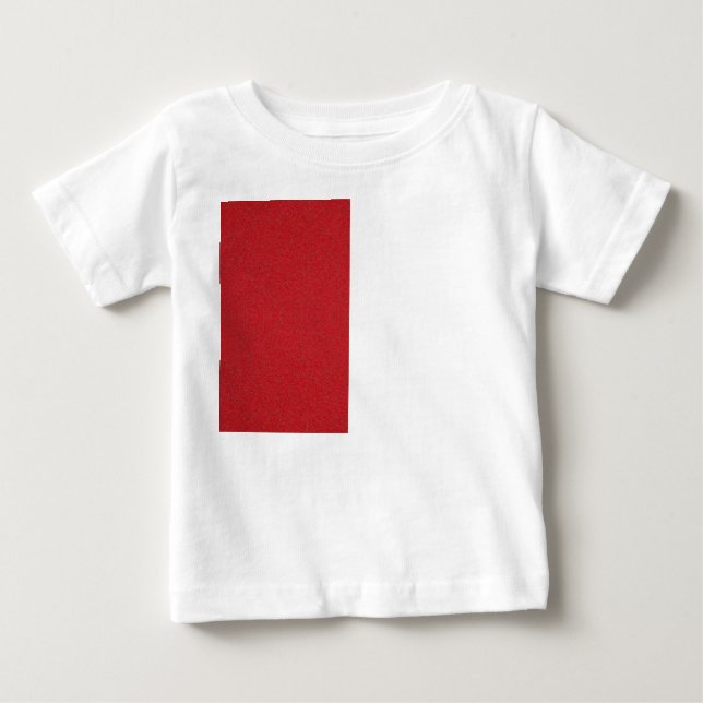 Camiseta De Bebé Tee de bebé de bloques verticales rojos de tomate  (Anverso)