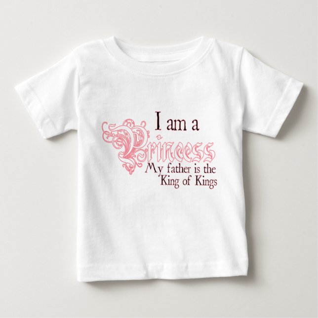 Camiseta De Bebé Tee de bebé de la princesa King of Kings (Anverso)
