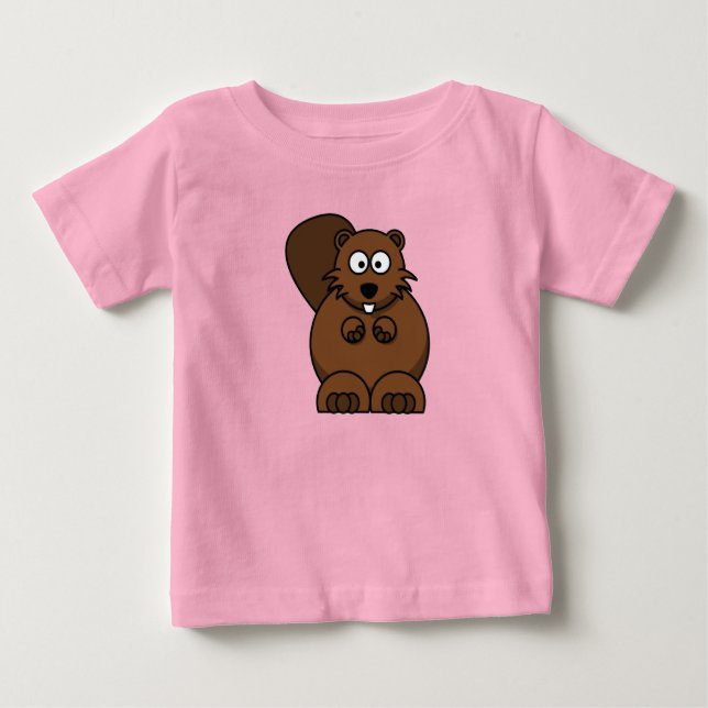 Camiseta De Bebé Tee de bebé de Little Beaver (Anverso)