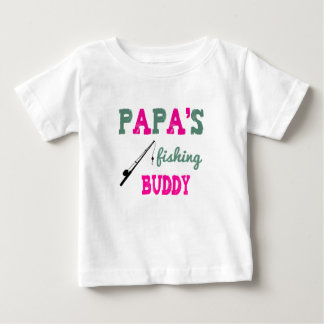 Camiseta De Bebé Tee de bebé de papá, el amigo de la pesca de papá 