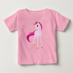 Camiseta De Bebé Tee de bebé de Unicorn