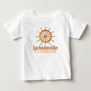 Camiseta De Bebé Tee de bebé del capitán de Jacksonville Florida