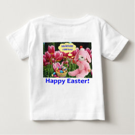 Camiseta De Bebé tee de bebé. Feliz Pascua.