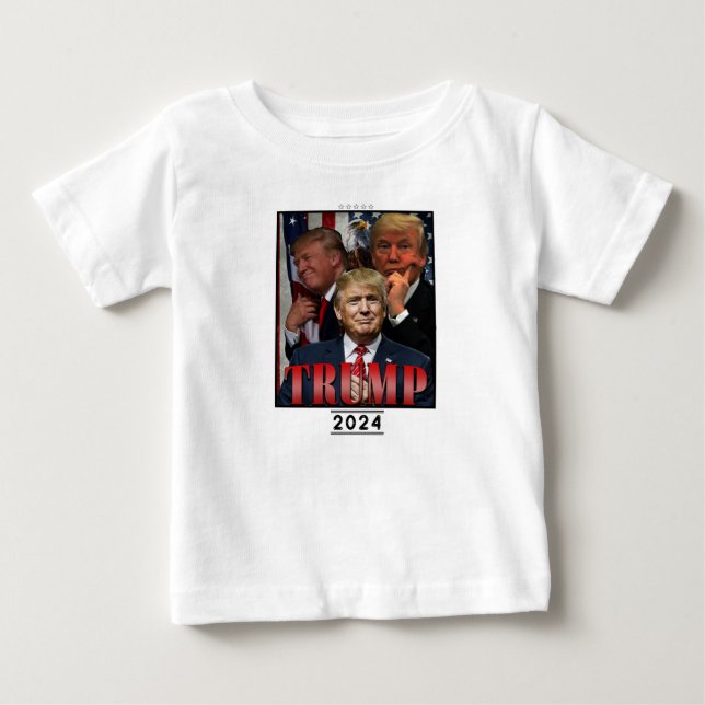 Camiseta De Bebé Tee de bebé para las elecciones de 2024 (Anverso)