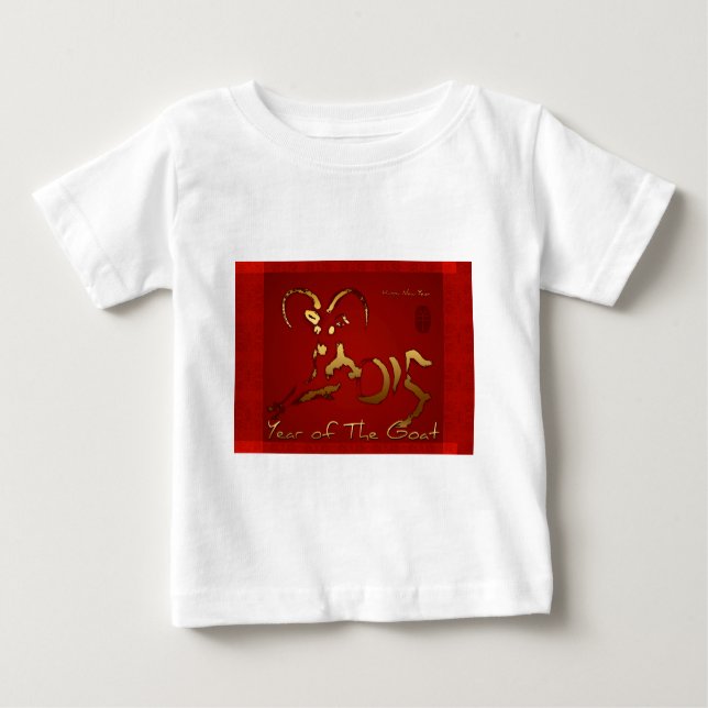 Camiseta De Bebé Tee de bebé vietnamita chino de gasa de zodiaco pa (Anverso)