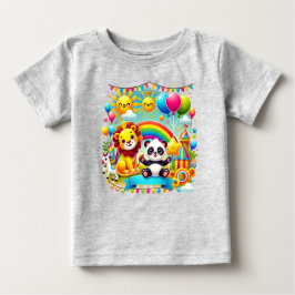Camiseta De Bebé "Tee de Cumpleaños Adorable para los Niños"
