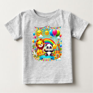 Camiseta De Bebé "Tee de Cumpleaños Adorable para los Niños"