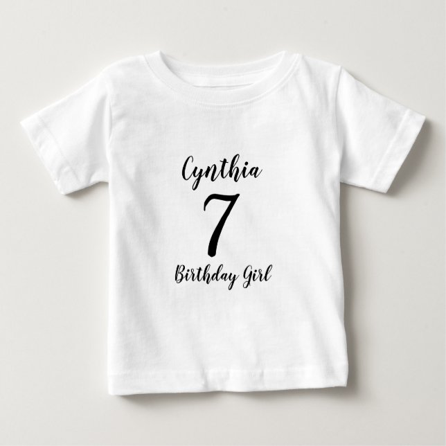 Camiseta De Bebé Tee de cumpleaños para niños (Anverso)