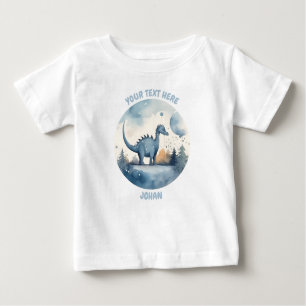 Camiseta De Bebé Tee de dinosaurio para bebés personalizado