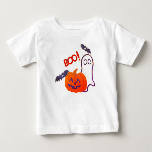 Camiseta De Bebé Tee de Halloween infantil, boo de disfraces infant