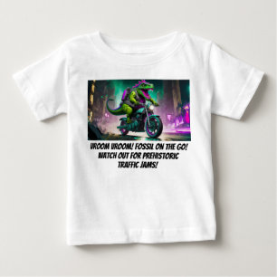 Camiseta De Bebé Tee de los niños de T-Rex de Roarin' Road