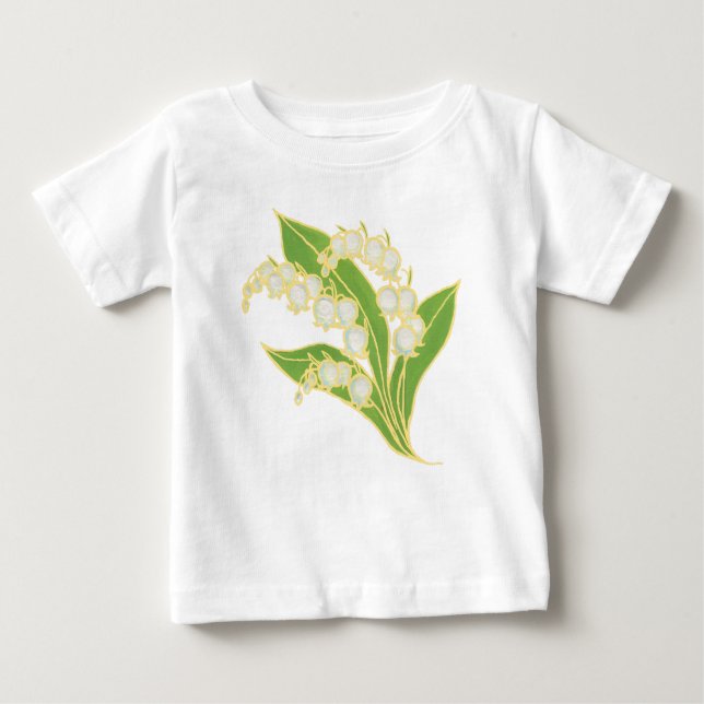 Camiseta De Bebé Tee de manga larga infantil: Lily del Valle (Anverso)