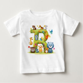 Camiseta De Bebé "Tee de niños personalizado con R Magic"