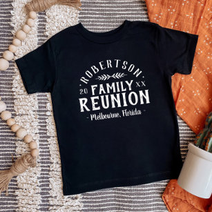 Camiseta De Bebé Tee de Reunión Familiar Personalizada Rustica Mode