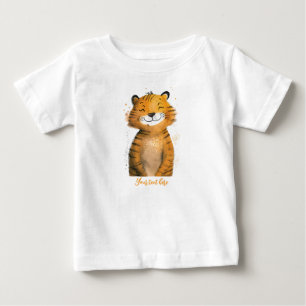 Camiseta De Bebé Tee de tigre de bebé personalizado