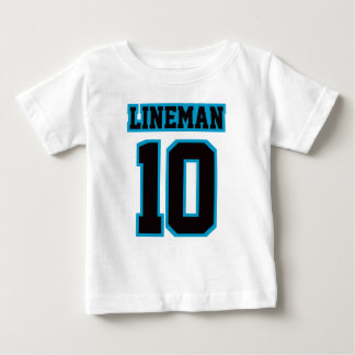 Camiseta De Bebé Tee del cuello de la tripulación de Fútbol AZUL BL