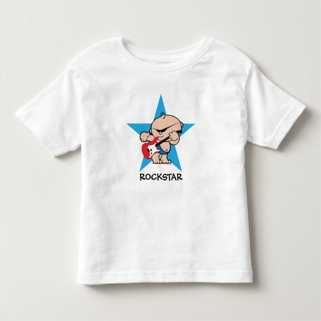 Camiseta De Bebé Tee gráfico Rockstar para niños (Anverso)