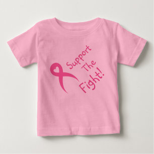 Camiseta De Bebé Tee Shirt, Chica de Concienciación sobre el Cáncer