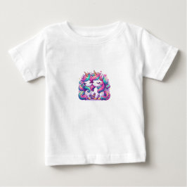 Camiseta De Bebé tee shirt tout petit licorne