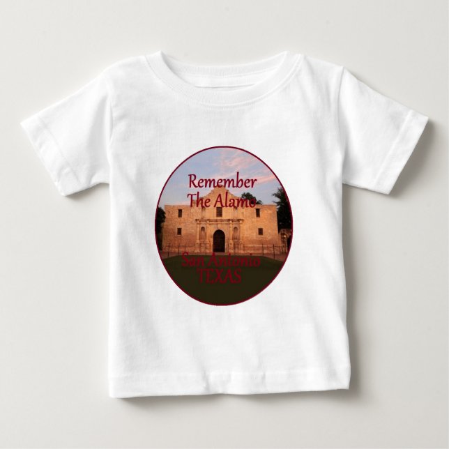 CAMISETA DE BEBÉ TEJAS (Anverso)