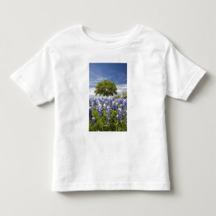 Camiseta De Bebé Tejas bluebonnets (lupinus texensis) y roble