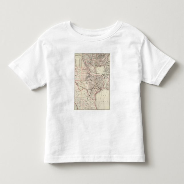 Camiseta De Bebé Tejas y México, Houston (Anverso)
