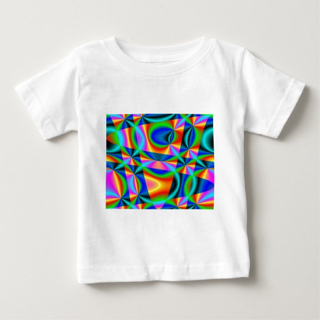 Camiseta De Bebé Tejido arco iris (Anverso)
