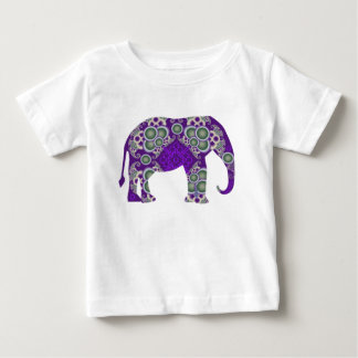 Camiseta De Bebé Tejido de elefante