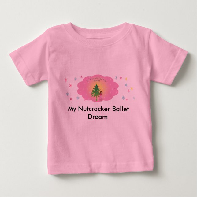 Camiseta De Bebé Tejido de mangas largas de mi Ballet de Nutcracker (Anverso)