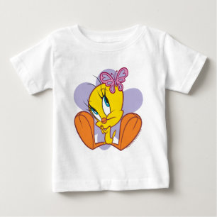 Camiseta De Bebé Tejido y mariposa