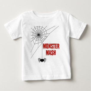Camiseta De Bebé Telaraña de Monster Mash Halloween