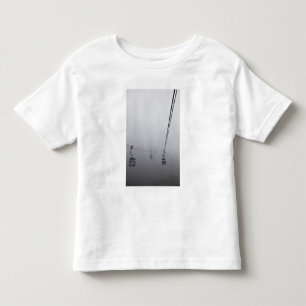 Camiseta De Bebé Teleférico de Ngong Ping en niebla espesa