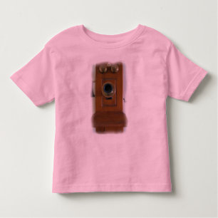 Camiseta De Bebé Teléfono Vintage Toddlers Ringer T-Shirt
