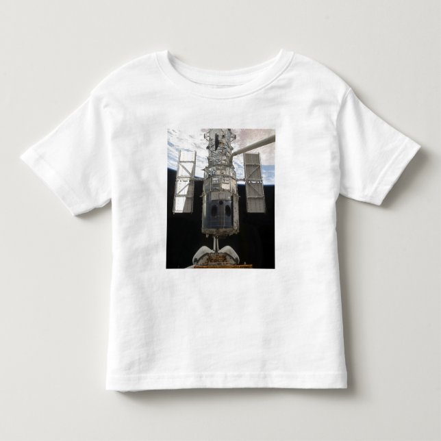 Camiseta De Bebé Telescopio espacial Hubble en la bahía de carga de (Anverso)