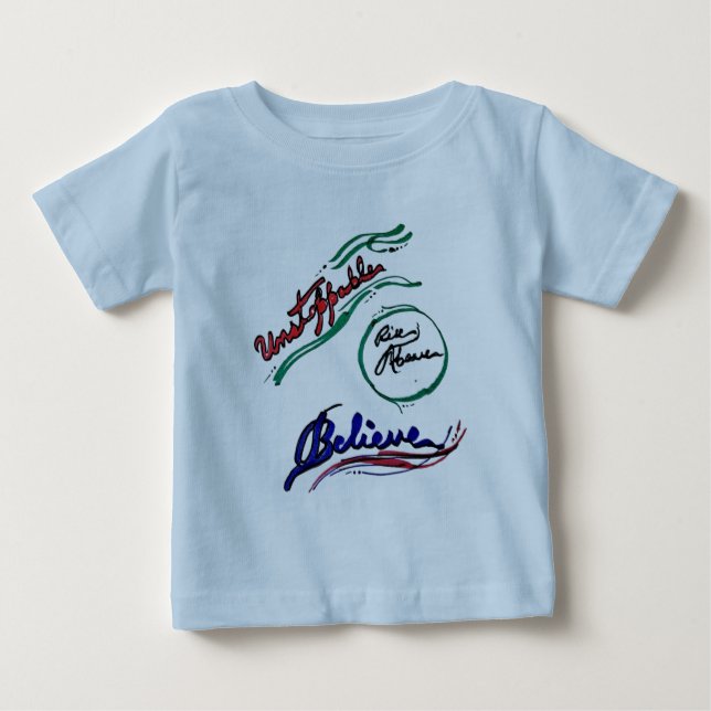 Camiseta De Bebé tema (Anverso)
