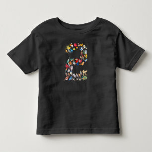 Camiseta De Bebé Tema de las aves número 2 Niño de 2 años