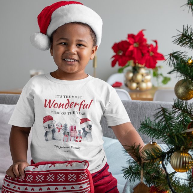 Camiseta De Bebé Temas de Navidades de invierno (Subido por el creador)