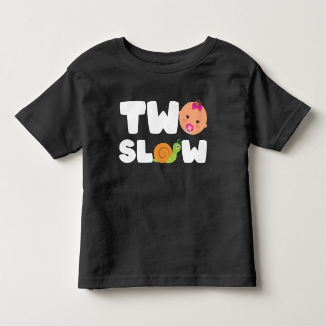 Camiseta De Bebé Temática de dos niños pequeños de dos años gracios (Anverso)