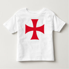 Camiseta De Bebé Templar Cross Toddler Tee Shirt
